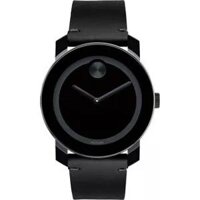 Movado Men's Swiss Bold Leather Strap Watch 42mm