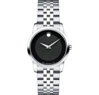 Movado Museum 0606505 Silver-Tone Stainless Steel Women’s 28mm