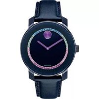 Movado Unisex Swiss Bold Coated Navy Watch 36mm
