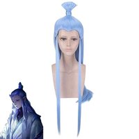 Movie Ne Zha Ao Bing Cosplay Wig Dragon Horns Costume Cosplay Props Accessories