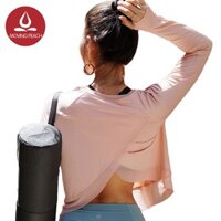 MOVING PEACH Top Yoga dành cho Nữ Tay áo dài