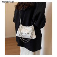 Moweikaidi Phiên Bản Hàn Quốc Túi Đeo Vai Phong Cách Chanel Nữ Ins Phù Hợp Với Dây Xích Duyên Dáng Túi Đeo Ngang