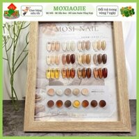 MOXIAOJIE - SHOP MI XINH KẸO MẠCH NHA- Set 12 sơn thạch Mosi + Tặng Bảng Màu MOXIAOJIE - SHOP MI XINH