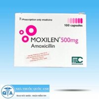 Moxilen 500mg thuốc kháng sinh điều trị nhiễm khuẩn ( hộp 10 vỉ x 10 viên )
