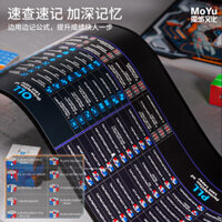 Moyu ba tốc độ CFOP Rubik's Cube Pad hẹn giờ đua xe gấp miếng đệm lớn miếng đệm nhỏ miếng đệm Rubik's Cube chống trượt