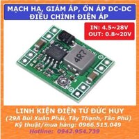 MP1584EN MẠCH HẠ ÁP/GIẢM ÁP DC 3A / 0.8V - 20VDC ( CÓ ĐIỀU CHỈNH ĐIỆN ÁP )
