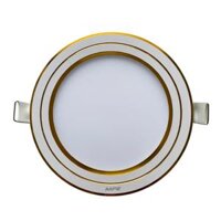 MPE led panel light 9W  viền vàng, đổi màu