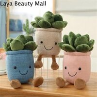 MPLOYM Trang trí nhà Bé gái Cây sang trọng Gối ném Đồ chơi nhồi bông xương rồng Gối trồng cây Gối trồng hoa trong chậu Đồ chơi sang trọng mọng nước Đồ chơi nhồi bông mọng nước Gối sang trọng mọng nước