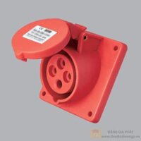 MPN-414 - Ổ cắm công nghiệp 3 pha MPE loại cố định bắt trên bảng điện IP44
