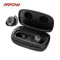MPOW M30 Plus Bluetooth 5.0 True Wireless Earbuds 100H Thời gian chơi IPX8 TWs Tai tai Tai nghe USB-C sạc cho iPhone Xiaomi màu tai nghe màu đen
