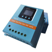 MPPT 100A Solar Charge Controller 12/24/36/48V Màn hình LCD hỗ trợ pin axit chì, gel, lithium.