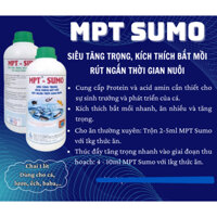 MPT SUMO - Siêu tăng trọng, kích thích bắt mồi, rút ngắn thời gian nuôi dùng cho cá, lươn, ếch, ba ba - Chai 1 lít