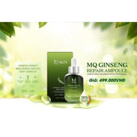 MQ SKIN Korean Ginseng Ampoule 30ml - Tinh Chất Serum giúp dưỡng căn bóng da