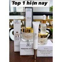 MQ Skin Sâm Vàng 4 món Kem face 20g, Cao nám 20g, Serum 10ml, Chống nắng 10ml chính hãng