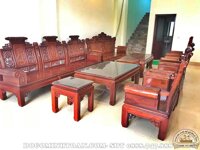 MQ24 Bộ bàn ghế minh hộp gỗ hương 6 món ( Chú Bắc, Ninh Bình )