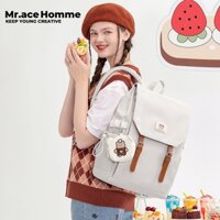 Mr. ace Homme balo nữ thời trangThư giãn Túi trường học Ba lô công suất lớn