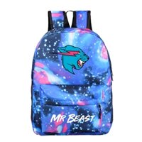 Mr beast lightning cat ba lô cho bé trai cô gái túi sách hoạt hình cho học sinh trường knapsack thanh thiếu niên du lịch túi đựng máy tính xách tay mochila