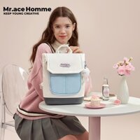 Mr.ace Homme Ba lô mới dành cho nữ sinh trung học cơ sở Túi giải trí dễ thương Túi đi học đơn giản