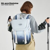 Mr.ace Homme Iceberg Snow Ba lô mới dành cho nữ sinh viên đại học túi đựng sức chứa lớn