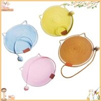 Mrbunny Sợi bông Cat Scratcher Thảm dệt bằng tay Tấm chống trầy xước có bóng cho mèo con