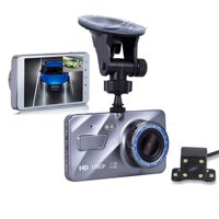 MROSW Dual Dash Cam, 4" Full HD 1080P Dash Camera for Cars with Night Vision, G-Sensor, Parking Monitor, Loop Recording