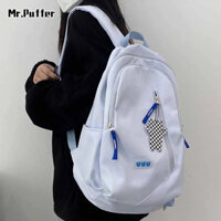 Mr.puffer Ba Lô Du Lịch Sức Chứa Lớn Thiết Kế Tối Giản Phong Cách harajuku Nhật Bản Cho Học Sinh