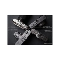 Mrstone Miếng Dán Nút Bấm Máy Ảnh Sony Fuji Leica Họa Tiết Chấm Bi Đỏ Dễ Thương