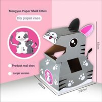 Mryb Cung Hoàng Đạo Tự Làm Hộp Giấy Vui Vẻ Cho Trẻ Em Hoạt Hình Handmade Lắp Ráp Vỏ Giấy Ba Chiều Sáng Tạo Đồ Chơi Tương Tác Cha Mẹ-Con