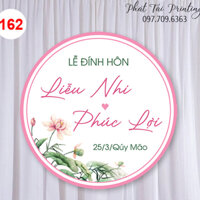 MS 162 - Bảng Gia Tiên, Backdrop trang trí đám cưới