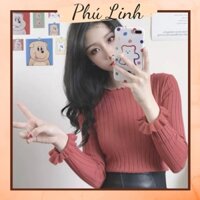 MS003 Áo len cổ bèo tay xoè (video + ảnh thật)