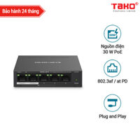 MS105GP 5-Port Gigabit Desktop Switch with 4-Port PoE+