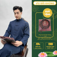 Ms5 bộ quần áo đũi nam dài tay set đũi nam đi lễ chùa đồ bộ đi chùa
