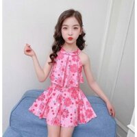 MS54(20-35kg) váy bơi liền quần bé gái , áo bơi bé gái big size 8-13 tuổi