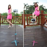 (MS88) gậy chụp ảnh 3 chân bluetooth kèm nút chụp ảnh từ xa