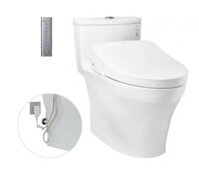 MS885DW11-Bàn cầu xí bệt một khối kèm nắp rửa điện tử WASHLET dòng S7
