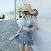 MS93(38-55kg) bộ bơi 2  mảnh nữ, bộ bơi bikini nữ đi biển, bộ bơi bé gái big size