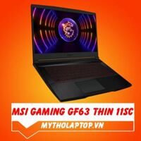 MSI Gaming GF63 Thin 11SC i5 11400H – Ram 8GB – SSD 512GB – GTX 1650 4GB – 15.6 FHD
