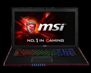 Laptop MSI GE70 2QD - Intel Core i5 2.6Ghz, 8Gb RAM, 1Tb HDD, NVIDIA GeForce GTX 950M 2GB GDDR5, 17.3 inch