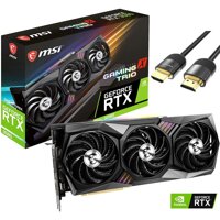 MSI GeForce RTX 3080 GAMING X TRIO Graphics Card, 10GB GDDR6X, Ray Tracing, VR Ready, Tri Frozr 2 Thermal Design, 3x DisplayPort, 1x HDMI 2.1 8K, M...
