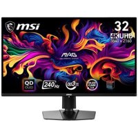 MSI MAG 321UPX QD-OLED Gaming Monitor – 32″ 16:9, QD-OLED , UHD (3840 x 2160) 240Hz 0.03ms, Height Adjustable Arm