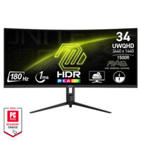 MSI MAG 342CQR E2 – 34 inch UWQHD VA | 180Hz | 1ms | Curved Monitor