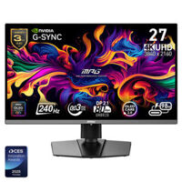 MSI MPG 272URX QD-OLED – 27 inch UHD QD-OLED | 240Hz | 0.03ms | Type-C | Gaming Monitor
