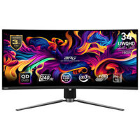 MSI MPG 341CQPX QD-OLED – 34 inch UWQHD QD-OLED | 240Hz | 0.03ms | Type-C | Curved Monitor