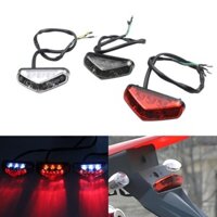 Mt Đa Năng Xe Máy DC 12V LED Đuôi Đèn Tín Hiệu Đèn Phanh Dừng Xe Máy ATV Bụi Bẩn Xe Đạp