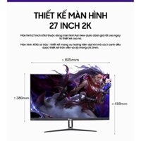 MT FKC Màn hình máy tính 27 inch 2K ATAS MD270B - Tần số quét 75HZ - Tấm nền IPS - BH 3 năm 52 MT