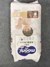 MT - L Quần - L36 - Bỉm Moony Trắng Natural