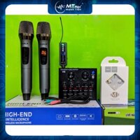 MT MAX [COMBO HOT] Combo karaoke tuyệt đỉnh Micro Max 39 và Sound card V8 - livestream, hát karaoke gia đình, party bảo