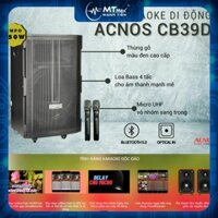 MT MAX Dàn Karaoke di động ACNOS CB39D - Loa kéo bass 4 tấc - Công suất lên đến 450W - Đầy đủ bluetooth 5.0, cổng quang