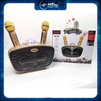 MT MAX Loa bluetooth karaoke SD315  hình dáng chim cú mèo có phím cảm ứng tặng kèm 2 micro siêu tiện lợi. Bảo hành 12 th