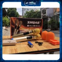 MT MAX [Mua Đi Chờ Chi] Bộ 2 micro không dây Shuae SM6.6-hát karaoke gia đình, làm MC tiệc tùng, hội nghị, khả năng hút